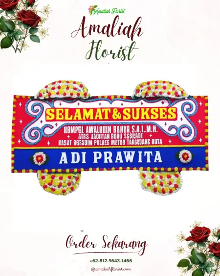 Papan Bunga Ucapan Selamat Paranggupito