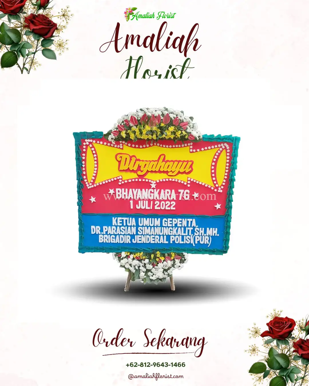 Papan Bunga HUT Ulang Tahun Paranggupito